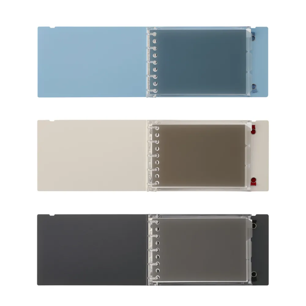 Maruman Mini size Binder Into-One+ Grey — side view