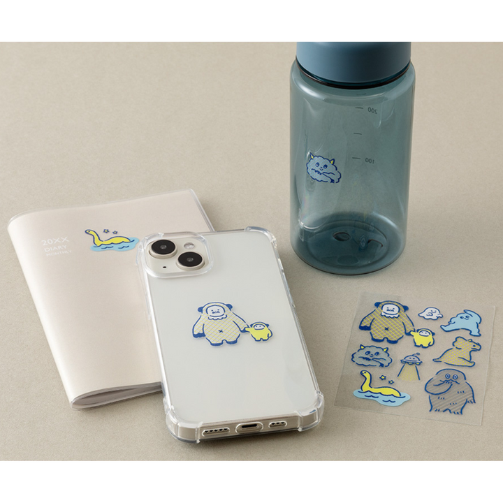 Midori Glossy Transfer Sticker - Monster — with packaging
