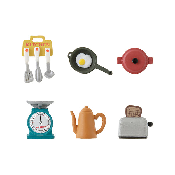 Midori Miniature Magnet - Kitchen C (Set of 6) — side view