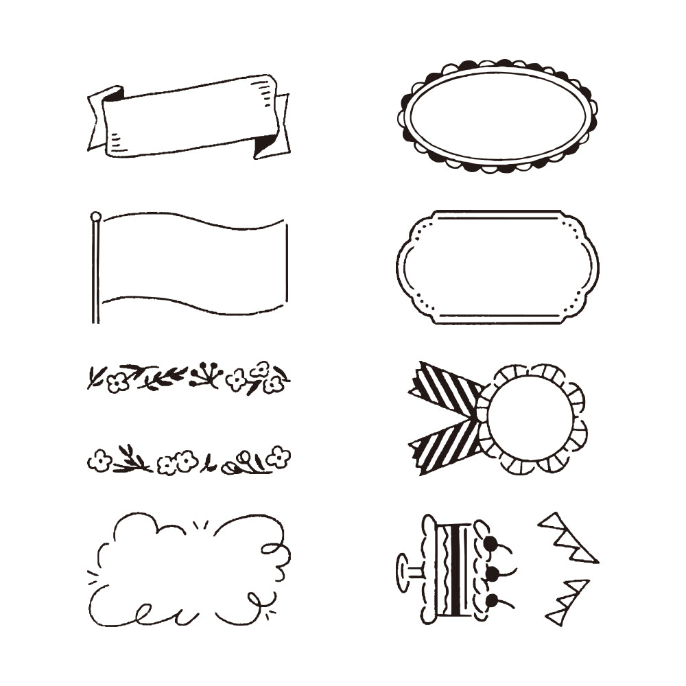 Midori Paintable Rotating Stamp Dial - Decoration — flat lay