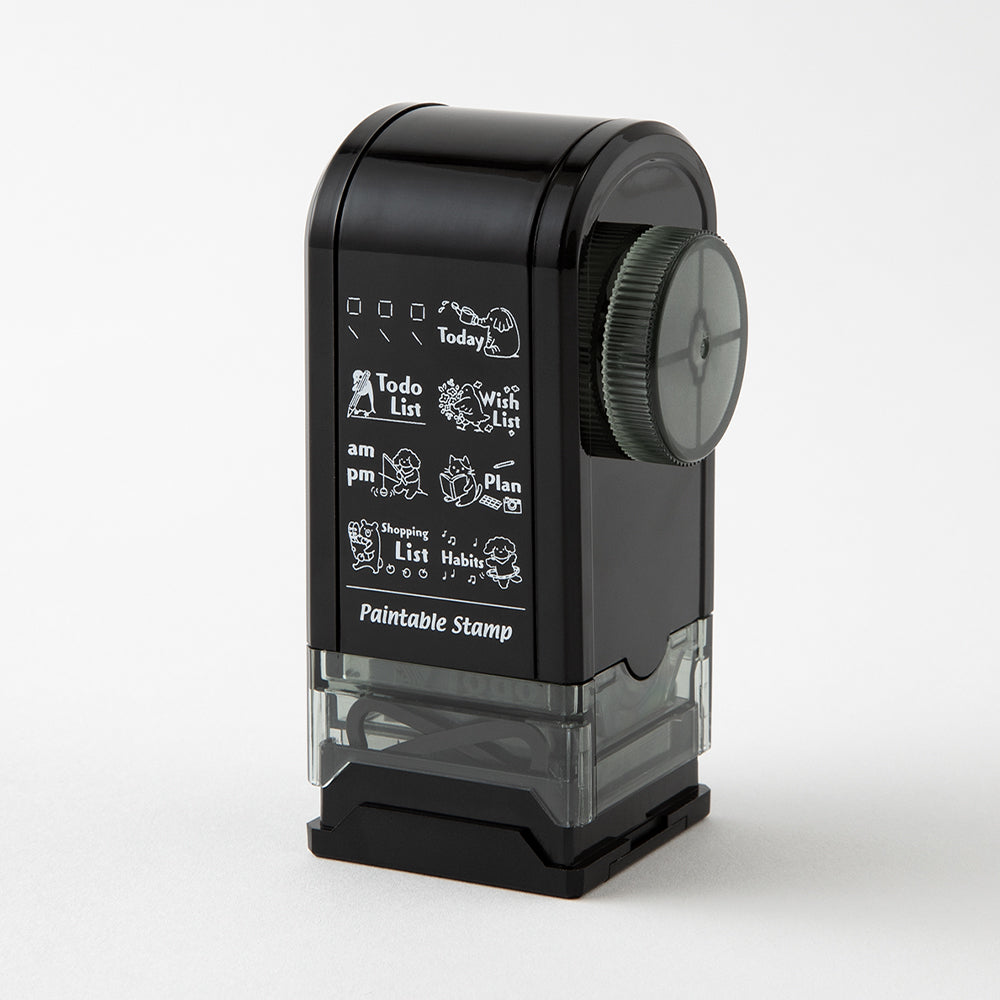 Midori Paintable Rotating Stamp Dial - List — detail view