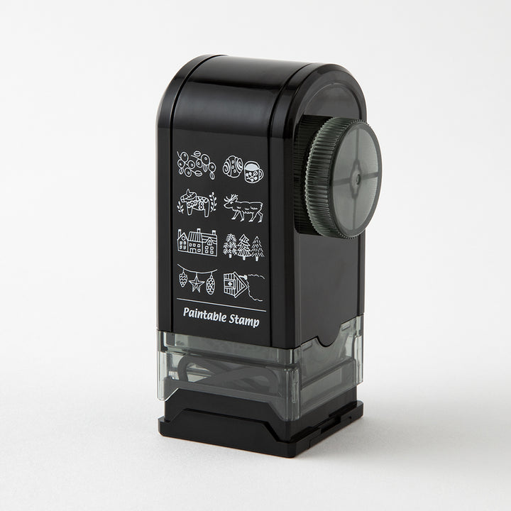 Midori Paintable Rotating Stamp Dial - Nordic Motif — with packaging