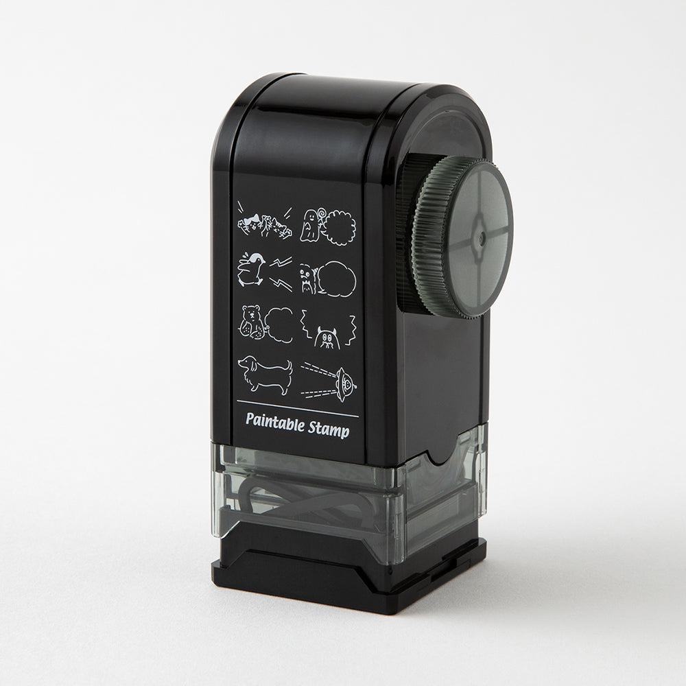 Midori Paintable Rotating Stamp Dial - Speech Bubble — detail view