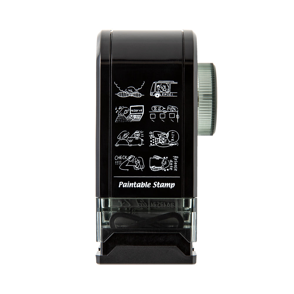 Midori Paintable Rotating Stamp Dial - Supporting My Fave — side view