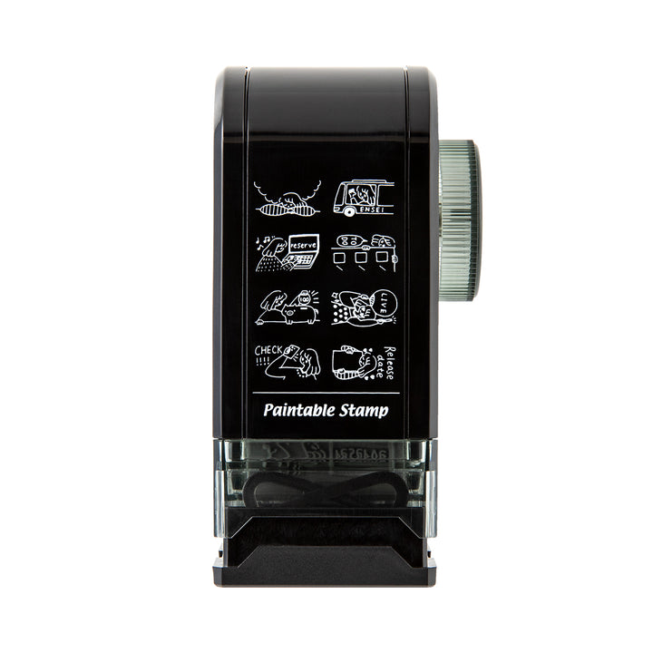 Midori Paintable Rotating Stamp Dial - Supporting My Fave — side view