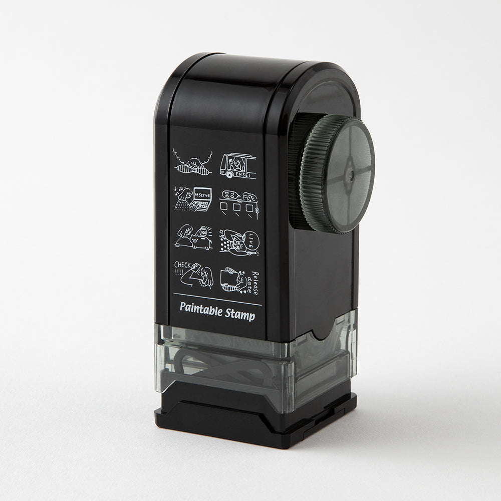 Midori Paintable Rotating Stamp Dial - Supporting My Fave — detail view