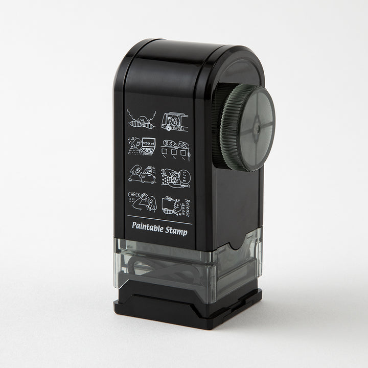 Midori Paintable Rotating Stamp Dial - Supporting My Fave — detail view