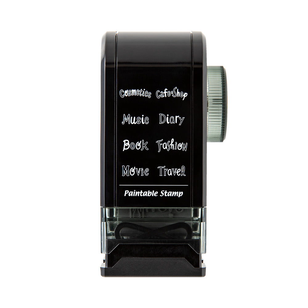 Midori Paintable Rotating Stamp Dial - Title — detail view