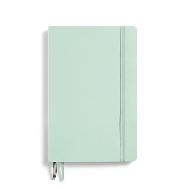 Leuchtturm1917 B6+ Softcover Paperback Notebook - Dotted / Mint Green — open spread