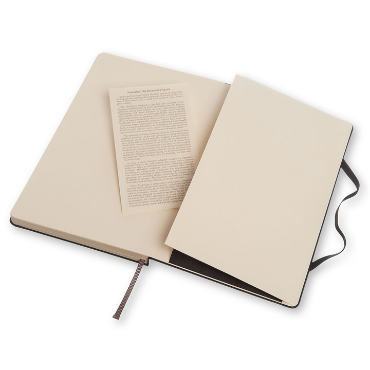 Moleskine Hardcover Classic Notebook - Dotted / Large / Black — pocket detail