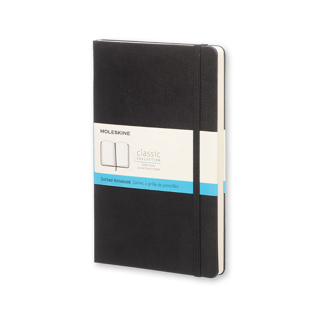 Moleskine Hardcover Classic Notebook - Dotted / Large / Black — back cover