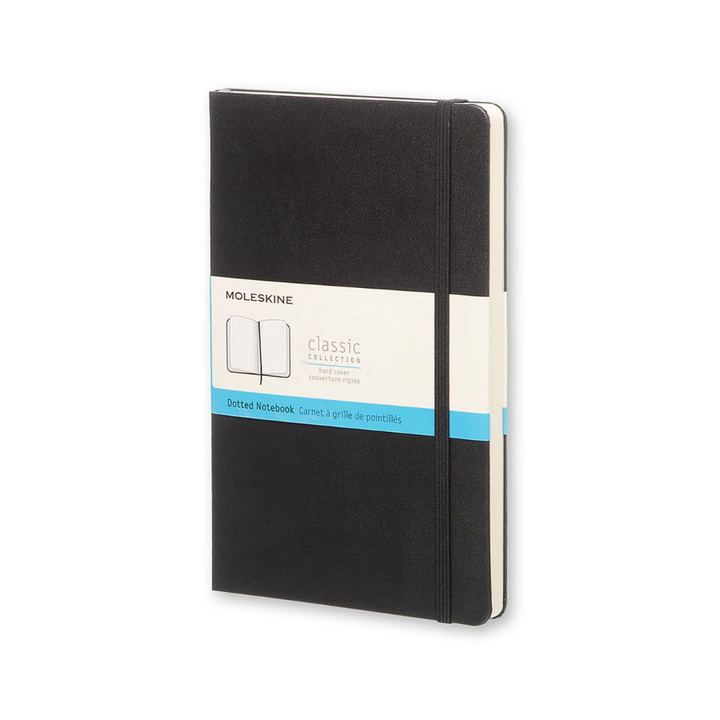 Moleskine Hardcover Classic Notebook - Dotted / Large / Black — back cover