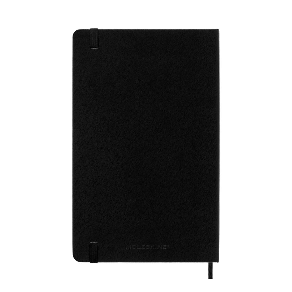 Moleskine Hardcover Classic Notebook - Dotted / Large / Black — open spread