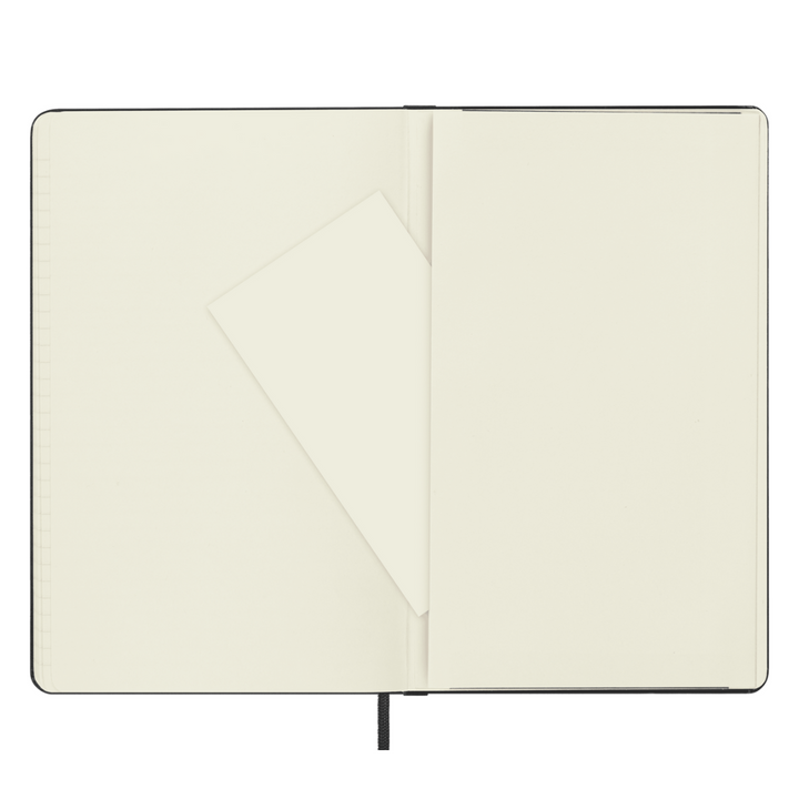 Moleskine Hardcover Classic Notebook - Ruled / Large / Black — spine view