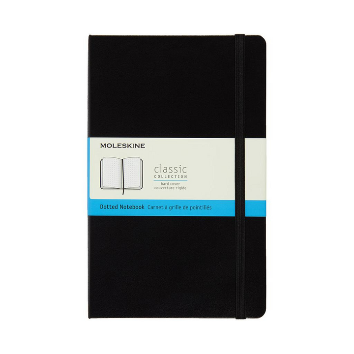 Moleskine Hardcover Classic Notebook - Dotted / Large / Black — front cover