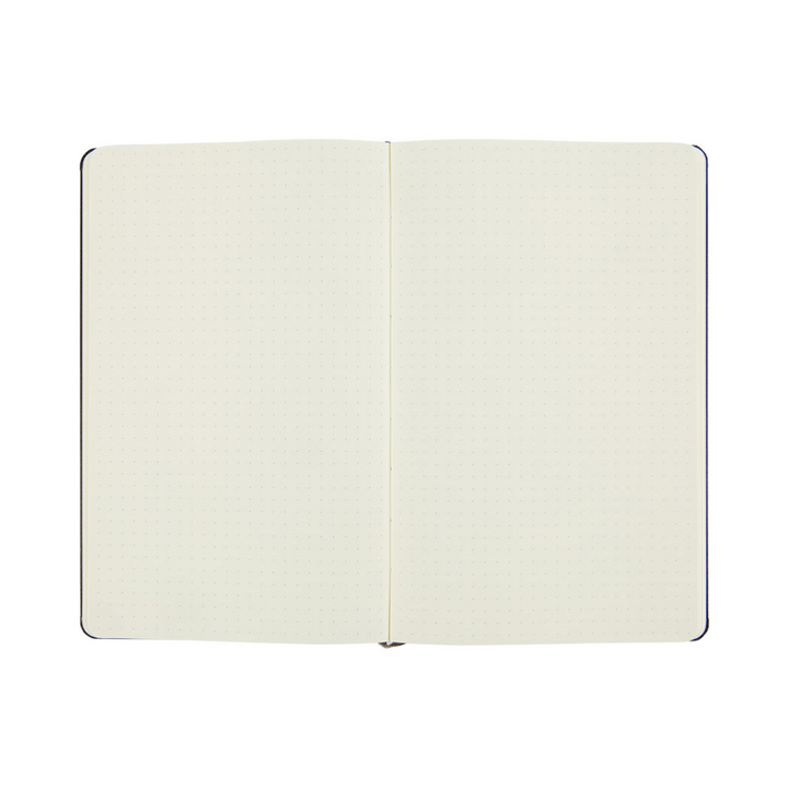 Moleskine Hardcover Classic Notebook - Dotted / Large / Black — flat lay