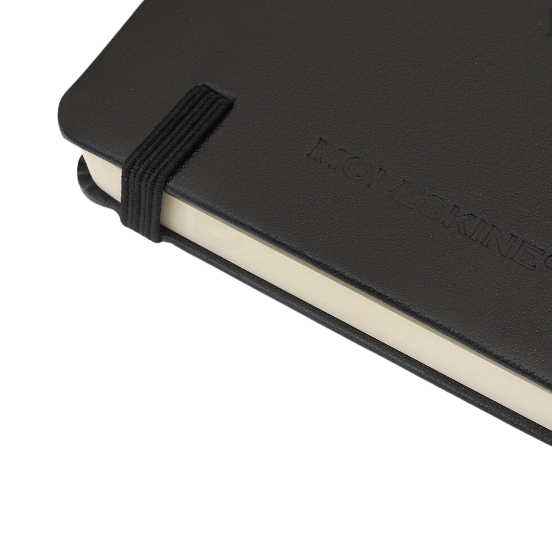 Moleskine Hardcover Classic Notebook - Dotted / Large / Black — flat lay