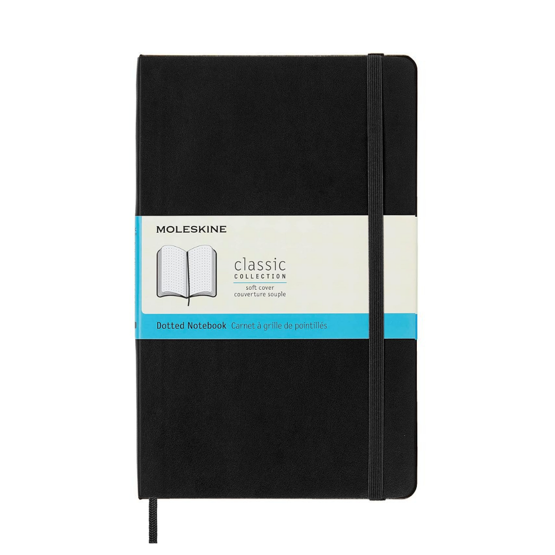 Moleskine Softcover Classic Notebook - Dotted / Large / Black — front cover