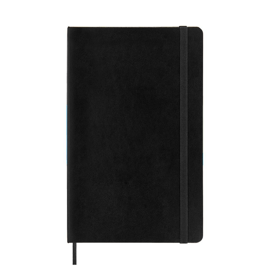 Moleskine Softcover Classic Notebook - Ruled / Large / Black — open spread