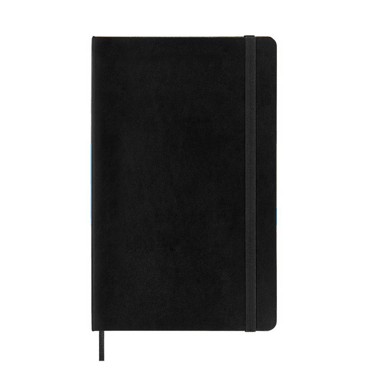 Moleskine Softcover Classic Notebook - Ruled / Large / Black — open spread
