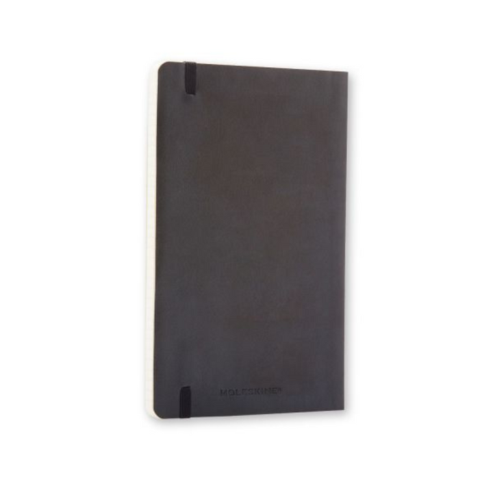 Moleskine Softcover Classic Notebook - Ruled / Large / Black — pocket detail