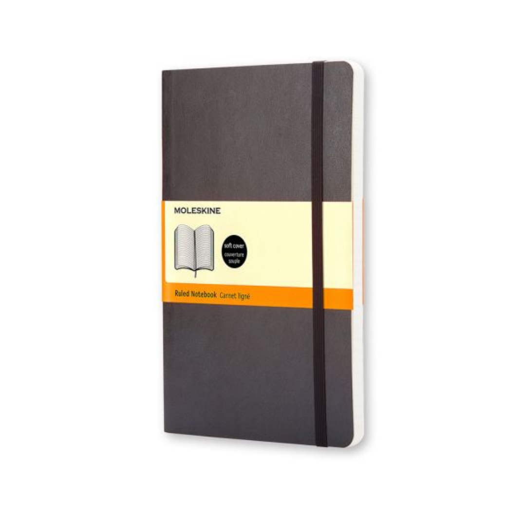 Moleskine Softcover Classic Notebook - Ruled / Large / Black — back cover