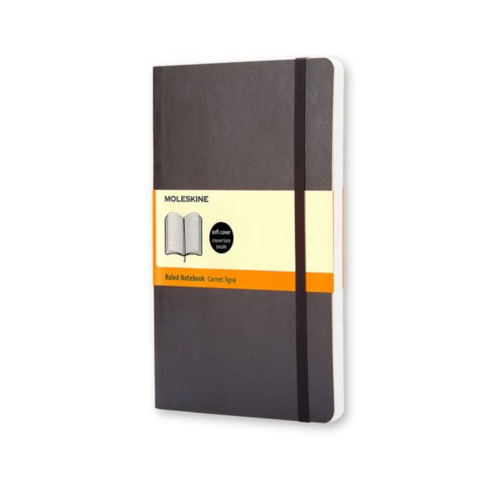 Moleskine Softcover Classic Notebook - Ruled / Large / Black — back cover
