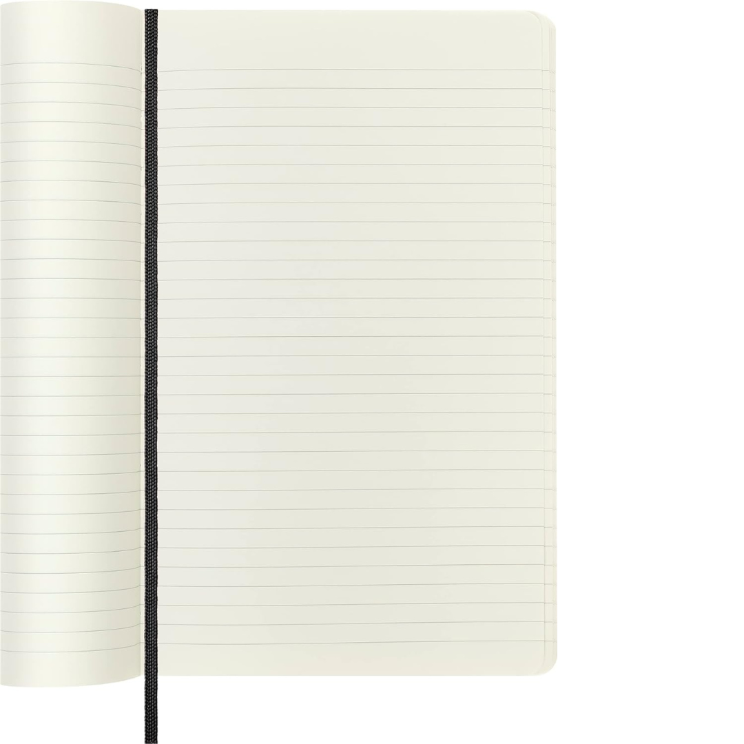 Moleskine Softcover Classic Notebook - Ruled / Large / Black — size comparison