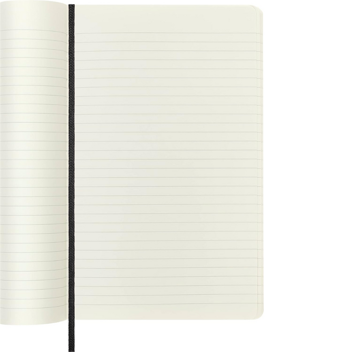 Moleskine Softcover Classic Notebook - Ruled / Large / Black — size comparison