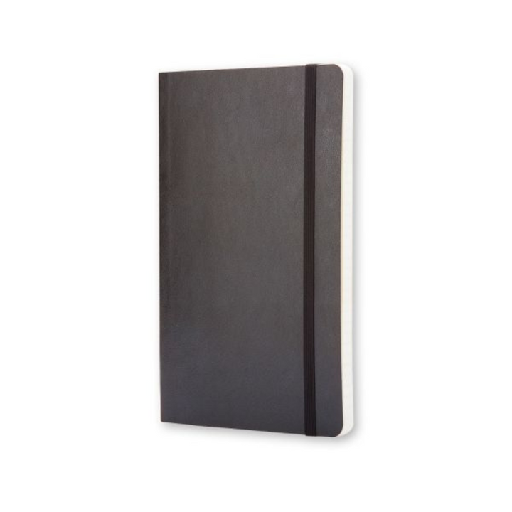 Moleskine Softcover Classic Notebook - Ruled / Large / Black — spine view