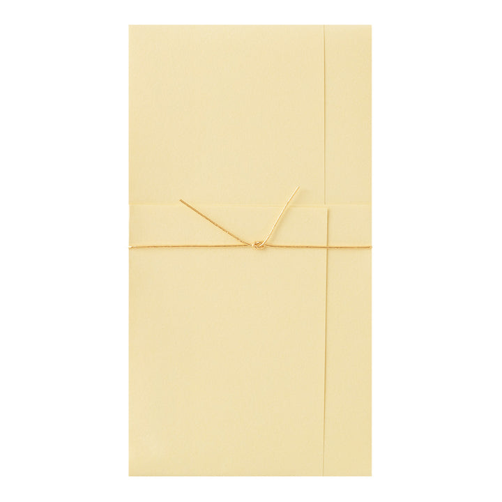 Midori Money Envelope Wedding Dyed Paper — flat lay