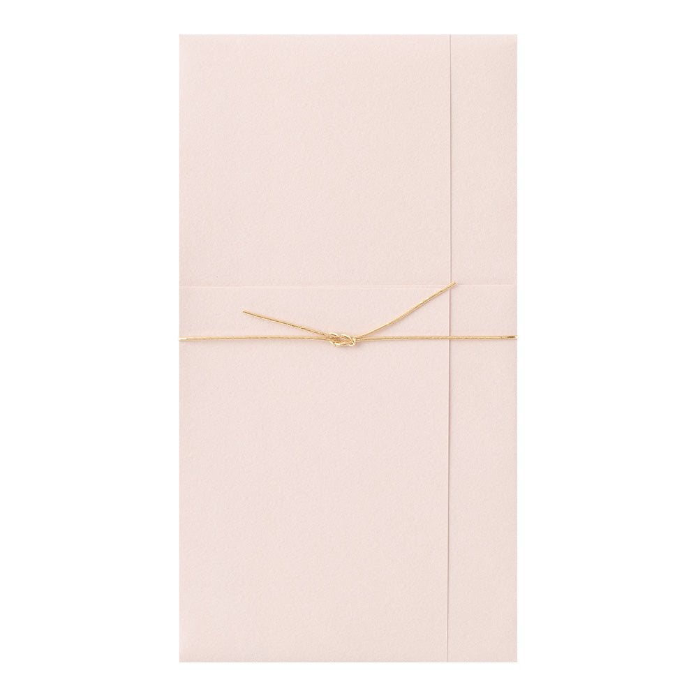 Midori Money Envelope Wedding Dyed Paper — flat lay