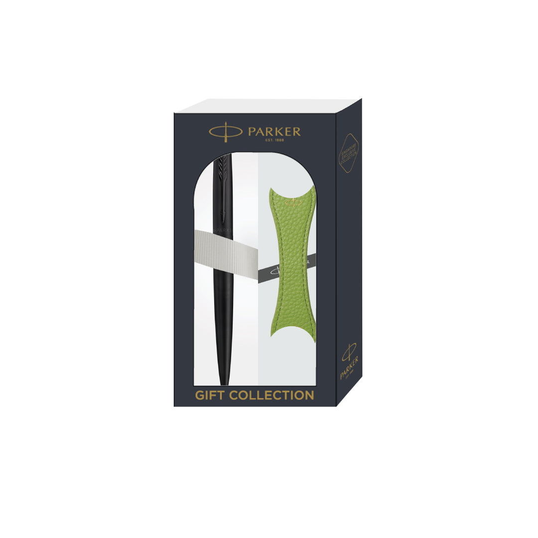 Parker Jotter XL Ballpoint Pen Gift Set - Monochrome Black with Black Trim with Magnetic Clip — Parker ballpoint pen — reliable smooth-writing everyday pen, at Cityluxe Singapore
