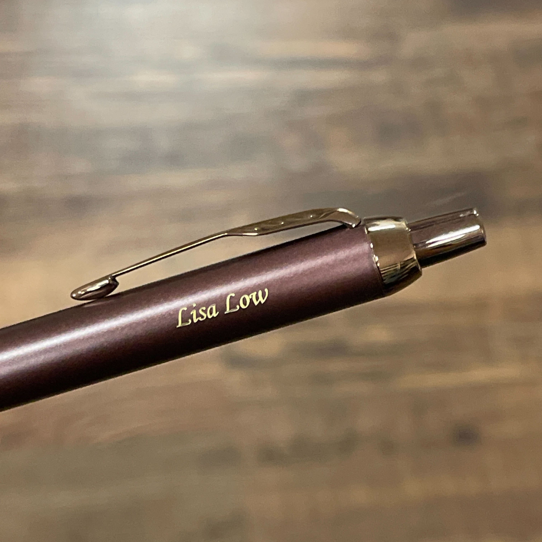 Parker IM PROFESSIONAL Ballpoint Pen in Monochrome Burgundy — Parker ballpoint pen — reliable smooth-writing everyday pen, at Cityluxe Singapore