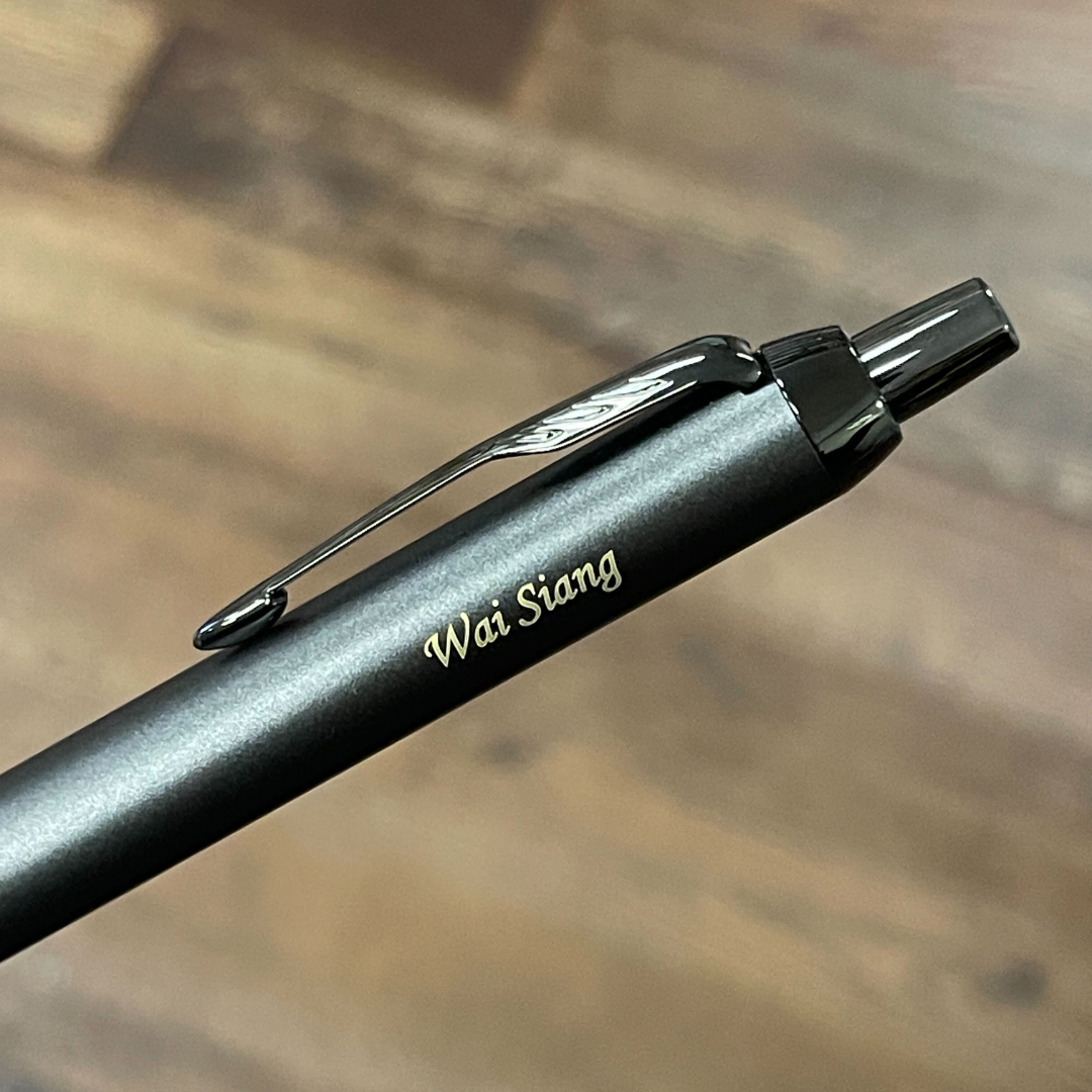 Parker IM PROFESSIONAL Ballpoint Pen - Monochrome Titanium — tip detail