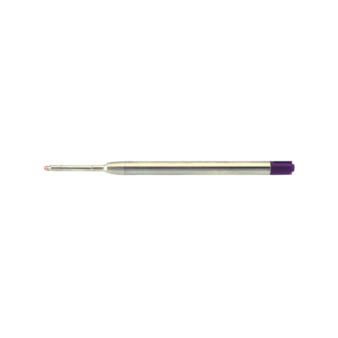 Monteverde Soft Roll Ballpoint Refill To Fit Parker Ballpoint Pen (Pack of 2) - Purple / Medium — with packaging