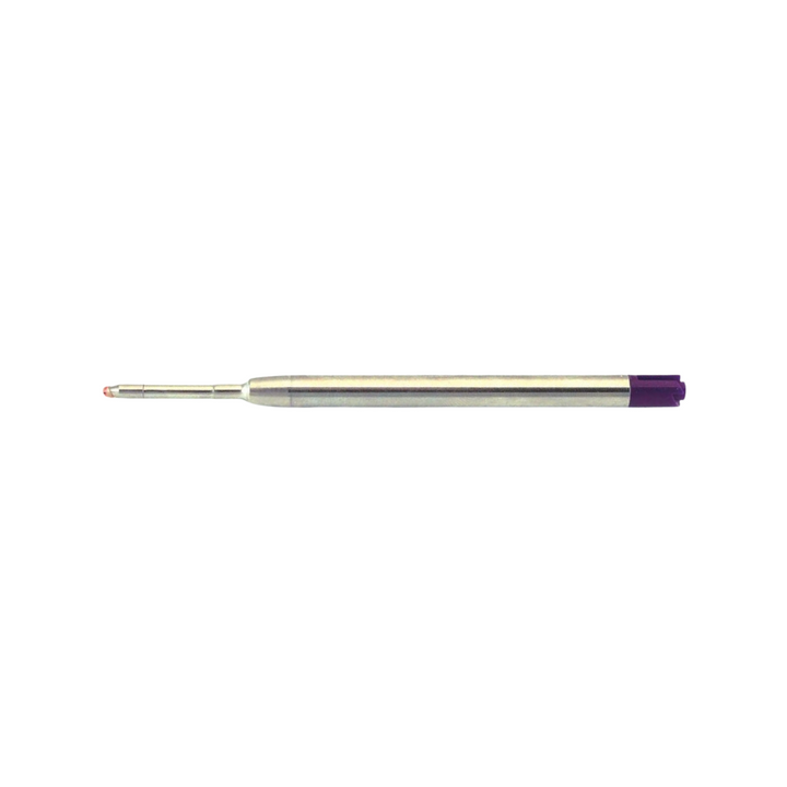 Monteverde Soft Roll Ballpoint Refill To Fit Parker Ballpoint Pen (Pack of 2) - Purple / Medium — with packaging
