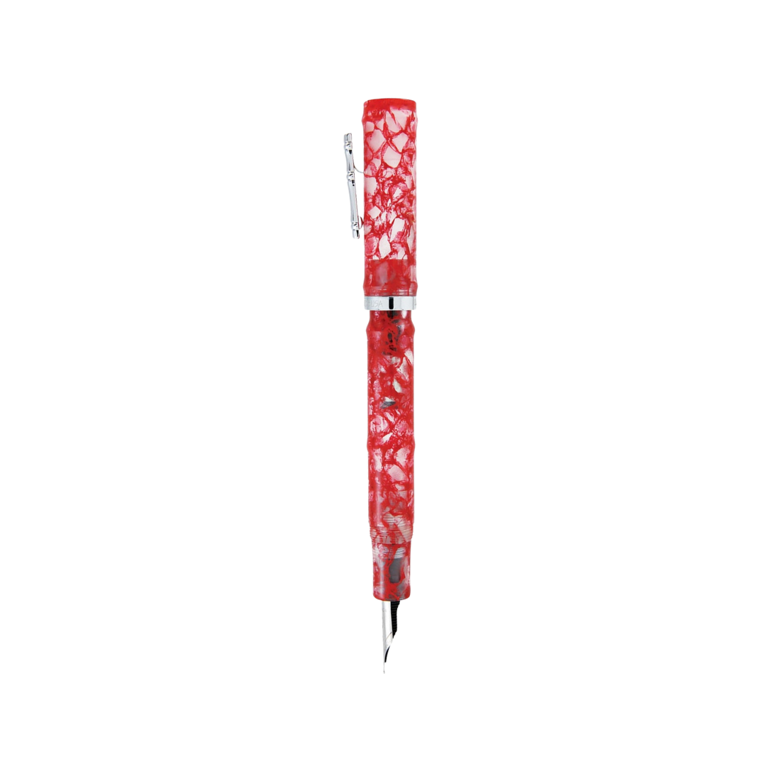 Monteverde Laguna Fountain Pen Red — Monteverde fountain pen — precision nib writing instrument, at Cityluxe Singapore stationery store