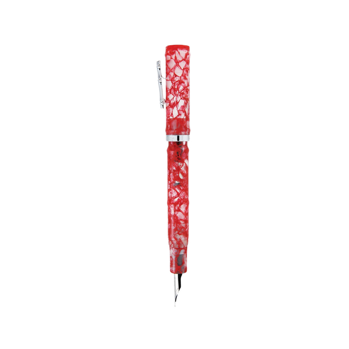 Monteverde Laguna Fountain Pen Red — Monteverde fountain pen — precision nib writing instrument, at Cityluxe Singapore stationery store