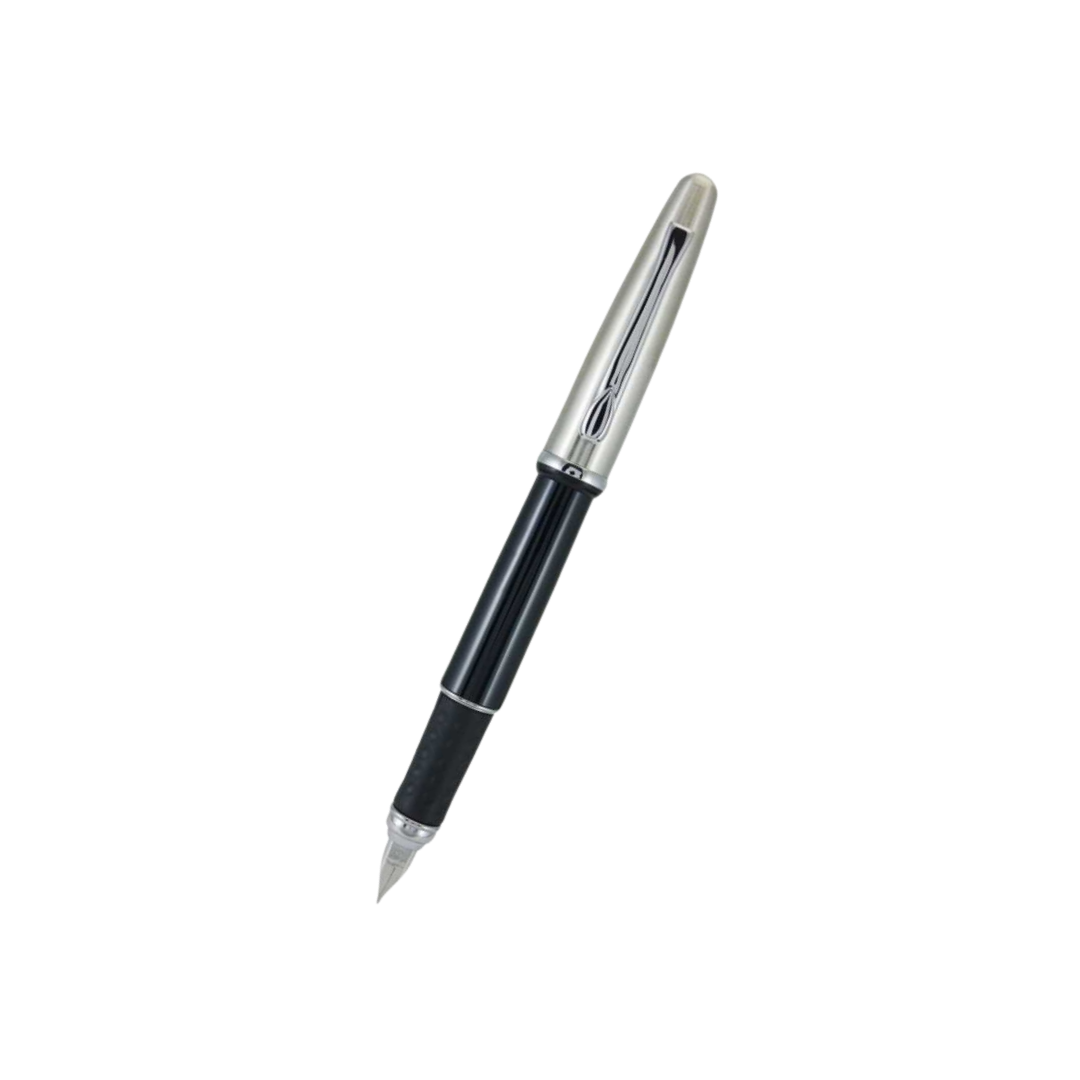 Monteverde Icona Fountain Pen Black — Monteverde fountain pen — precision nib writing instrument, at Cityluxe Singapore stationery store
