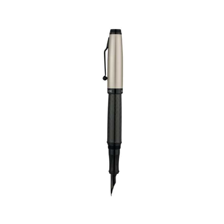 Monteverde Invincia Titanium Fountain Pen — with packaging