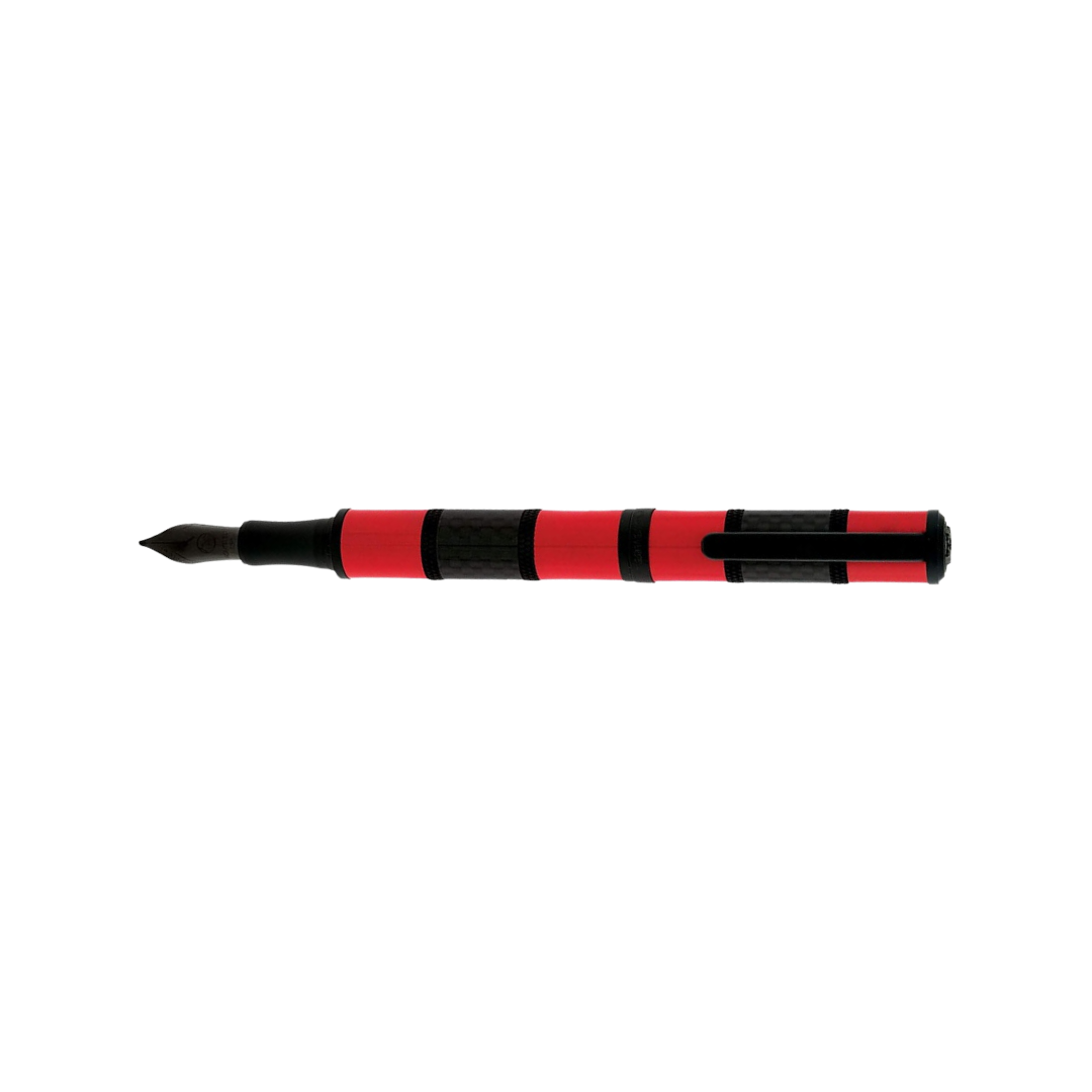 Monteverde Regatta Sport Fountain Pen Red — Monteverde fountain pen — precision nib writing instrument, at Cityluxe Singapore stationery store
