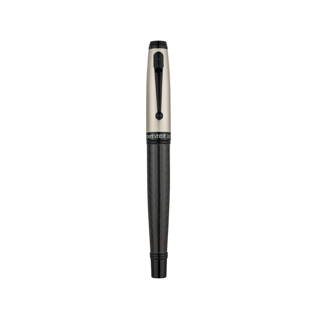 Monteverde Invincia Titanium Fountain Pen — nib close-up