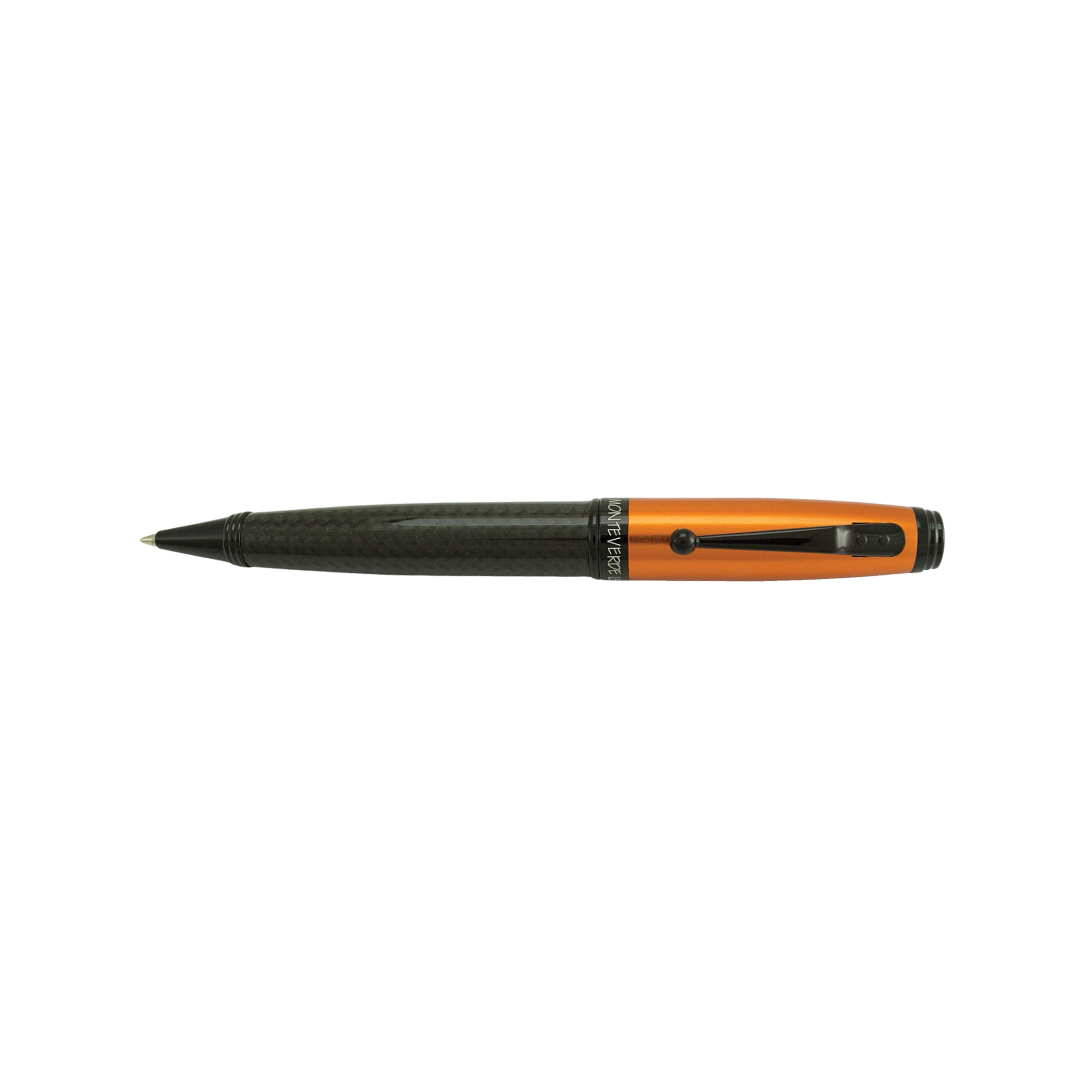 Monteverde Invincia Ballpoint Orange Anodized — Monteverde ballpoint pen — reliable smooth-writing everyday pen, at Cityluxe Singapore