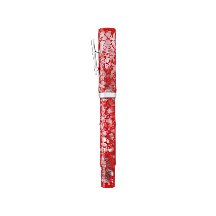 Monteverde Laguna Fountain Pen Red — Monteverde fountain pen — precision nib writing instrument, at Cityluxe Singapore stationery store