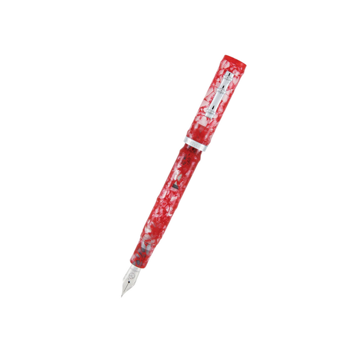 Monteverde Laguna Fountain Pen Red — Monteverde fountain pen — precision nib writing instrument, at Cityluxe Singapore stationery store
