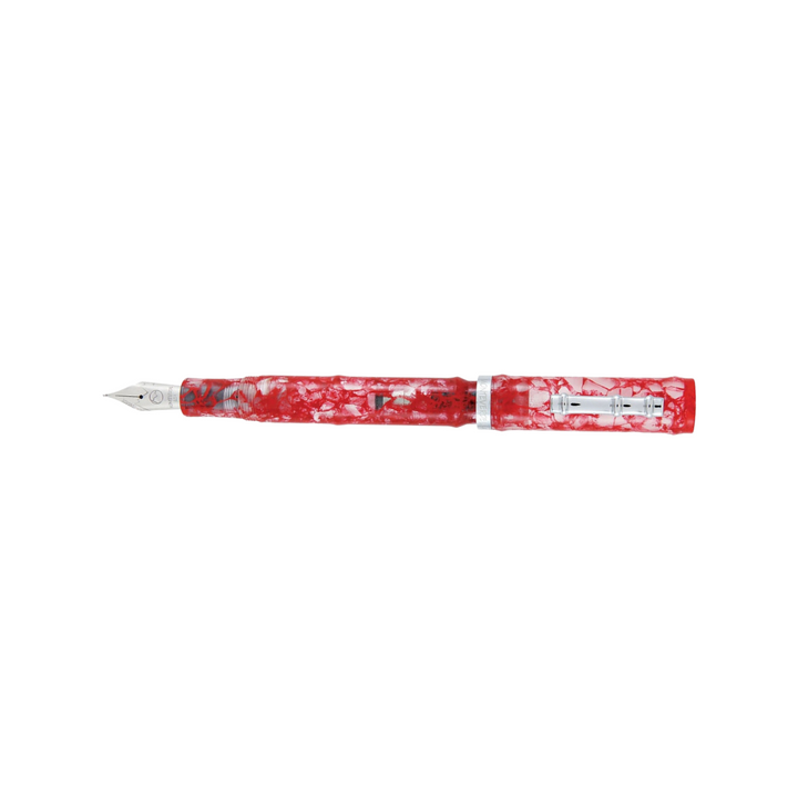 Monteverde Laguna Fountain Pen Red — Monteverde fountain pen — precision nib writing instrument, at Cityluxe Singapore stationery store
