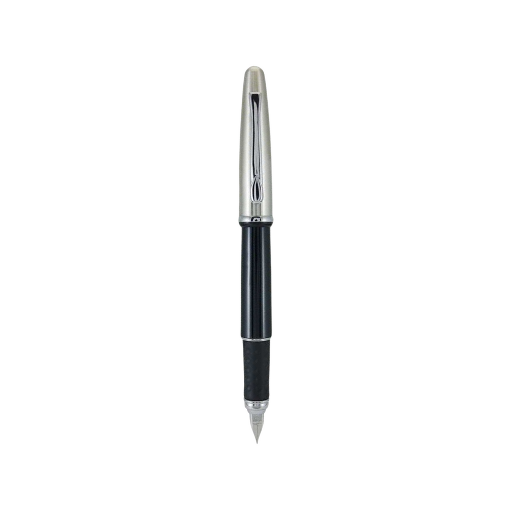 Monteverde Icona Fountain Pen Black — Monteverde fountain pen — precision nib writing instrument, at Cityluxe Singapore stationery store