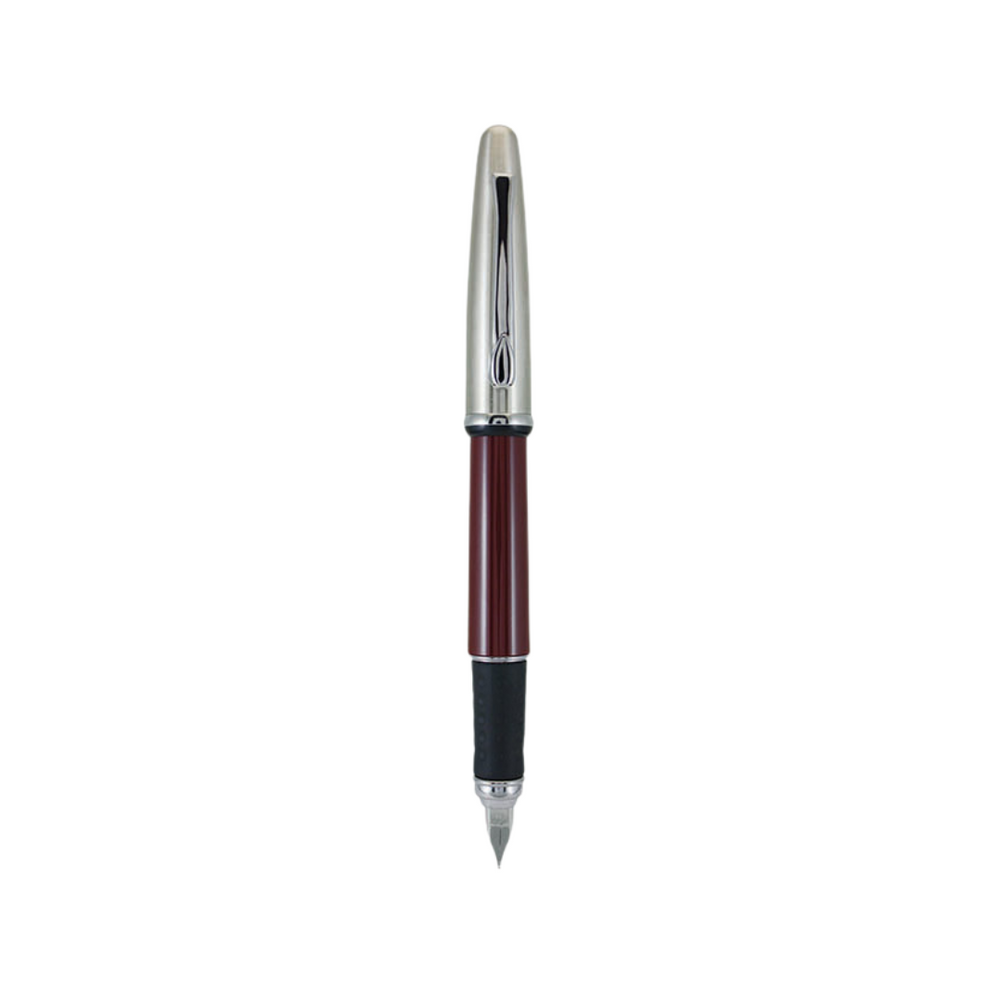 Monteverde Icona Fountain Pen Burgundy — Monteverde fountain pen — precision nib writing instrument, at Cityluxe Singapore stationery store