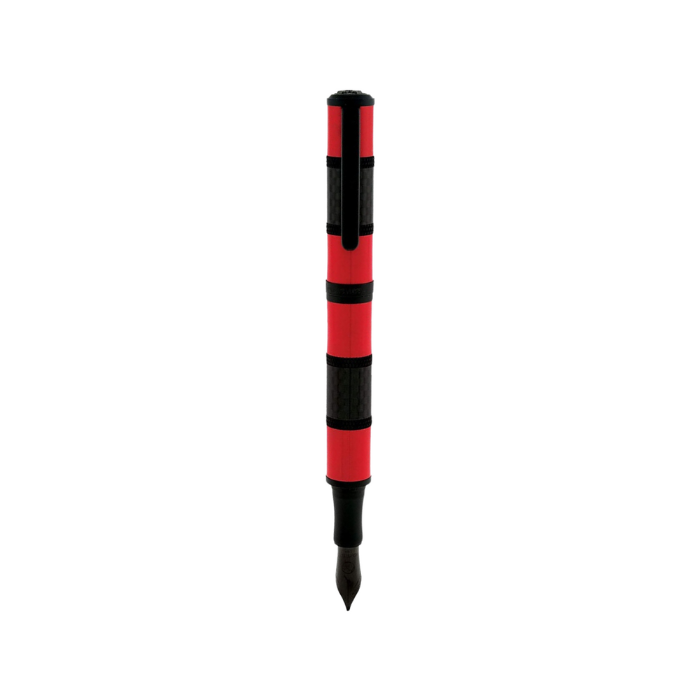 Monteverde Regatta Sport Fountain Pen Red — Monteverde fountain pen — precision nib writing instrument, at Cityluxe Singapore stationery store